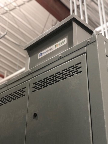 Top right corner shows NGRM700 backplate mount neutral grounding resistor monitor