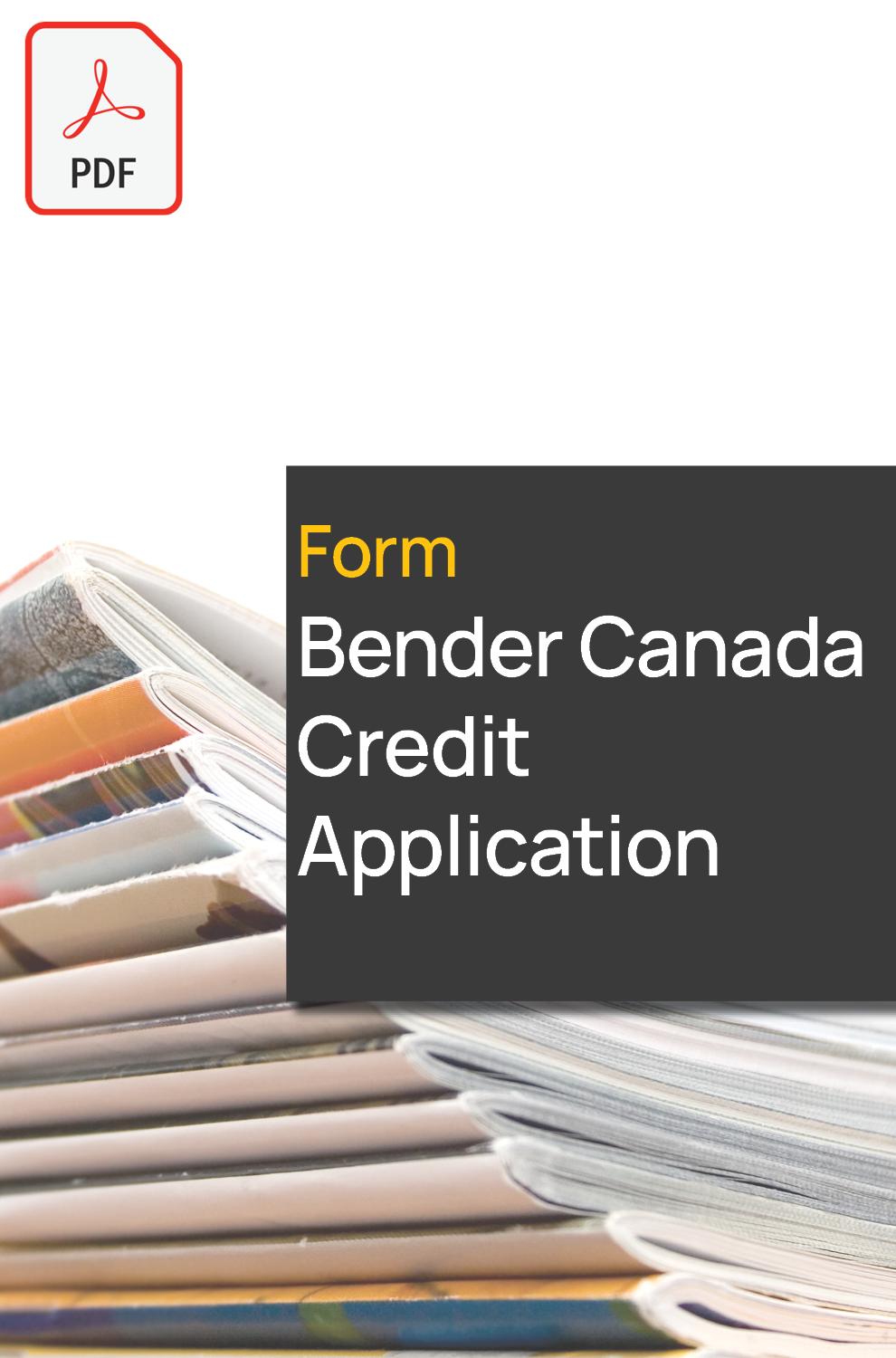 Bender Canada Credit Form