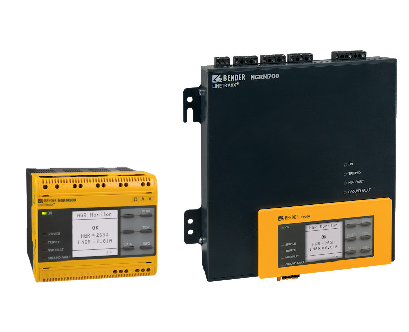 NGRM550 and NGRM750 neutral grounding resistor monitor